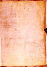LIBRO DE LOS CABALLEROS DE LA ORDEN DE SANTIAGO - 1361 - FOLIO 18 V - PAGINA EN BLANCO
BURGOS,