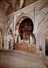 CAPILLA DORADA CON DETALLES MUDEJARES- ANTES DE SU RESTAURACION
TORDESILLAS, MONASTERIO STA