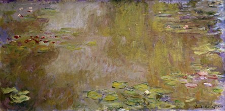 Monet, Water lilies in Giverny