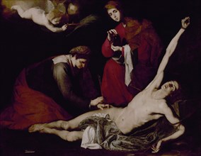 Ribera, Saint Sébastien soigné par les Saintes Femmes