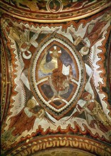 PANTEON REAL-PINTURAS ROMANICAS- DET DEL PANTOCRATOR- FINAL S XI PRINCIPIOS XII
LEON, COLEGIATA DE