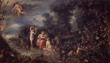 Jan Bruegel, L'abondance et les quatre éléments