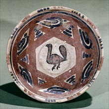 CERAMICA IRANI-PLATO DE BARRO ROSADO S IX
MADRID, MUSEO ARQUEOLOGICO MUNICIPAL
MADRID

This