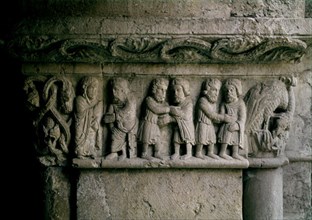 CLAUSTRO ROMANICO-DET CAPITEL-
GERONA, CATEDRAL
GERONA

This image is not downloadable. Contact