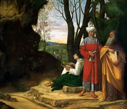 GIORGIONE 1478/1510
LOS TRES FILOSOFOS-1509- RENACIMIENTO ITALIANO-ESCUELA VENECIANA
VIENA,