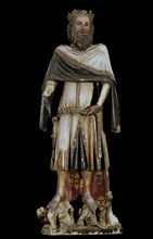 CASCALLS JAUME
ESTATUA DE SAN CARLOMAGNO PROBABLE PEDRO IV DE ARAGON-1345-ALABASTRO
GERONA, MUSEO