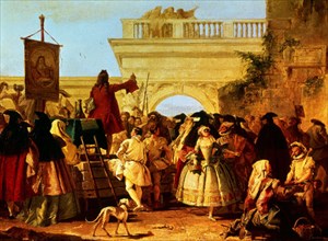 Tiepolo, Travelling Seller in a Carnival