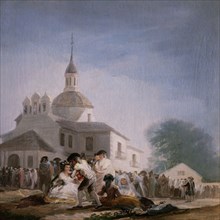 Goya, St. Isidro's Hermitage on the Celebrations Day