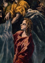 Le Greco, Baptême du Christ (détail)