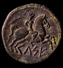 Iberic bronze coin