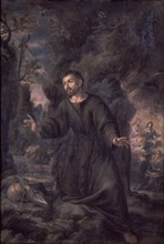 Valdes Leal, Saint Ignace de Loyola à Manresa
