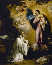 Murillo, Apparition de la Vierge à saint Bernard