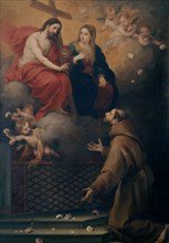 Murillo, Vision of St. Francis in la porciuncula