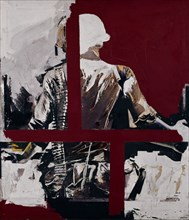 Canogar, Composition with soldier