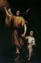 MURILLO BARTOLOME 1618/1682
ANGEL DE LA GUARDA
SEVILLA, CATEDRAL
SEVILLA
