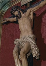 MARTINEZ MONTAÑES JUAN 1568/1649
CRISTO DE LA CLEMENCIA EN LA SACRISTIA DE LOS CALICE   det del