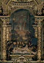 ROLDAN PEDRO 1624/69
RETABLO MAYOR-DET EL SANTO ENTIERRO-BARROCO
SEVILLA, HOSPITAL DE LA