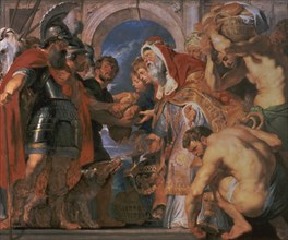 RUBENS PETRUS PAULUS 1577/1640
ABRAHAN Y MELQUISEDEC - 1615-18 - O/L
CAEN, MUSEO DE BELLAS