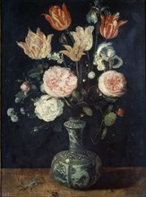 Jan Bruegel, Vase with Flowers