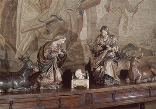 Duque Cornejo, Nativité - Figurines de la Vierge et de Saint Joseph