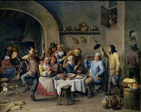 Teniers (the Younger), Twelfth-night (The King Drinks)
