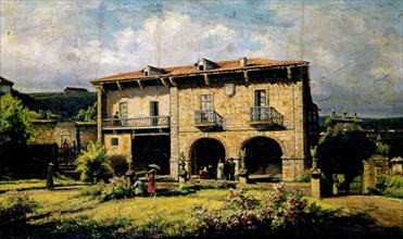 RIANCHO AGUSTIN 1841-1929
CASA DE LOS MOZOS EN RENEDO
SANTANDER, COLECCION