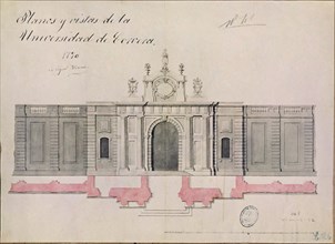 MARIN M
ALZADO DE LA UNIVERSIDAD DE CERVERA 1720
MADRID, ARCHIVO HISTORICO