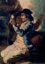 Goya, Card players (detail)