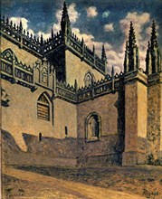 REGOYOS DARIO 1857/1913
LA CAPILLA DE LOS REYES CATOLICOS (GRANADA 1911) 61*50
MADRID, COLECCION