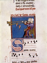 ALFONSO X EL SABIO 1221/84
M.B.I.2-CANTIGA DE STA MARIA Nº320-F286-CODICE DE LOS MUSICOS-TROMPETAS