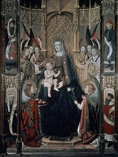 HUGUET JAIME 1414/1492
RETABLO DE VALMOLL-DET LA VIRGEN-1450
BARCELONA, MUSEO DE ARTE