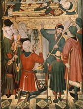 HUGUET JAIME 1414/1492
RETABLO DE SAN VICENTE DE SARRIA - GOTICO FINAL - S XV
BARCELONA, MUSEO DE
