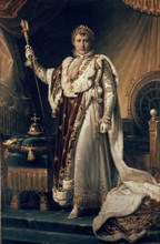 GERARD FRANCOIS 1770/1837
NAPOLEON BONAPARTE CORONADO - 1815 - NEOCLASICISMO FRANCES
TURIN, MUSEO