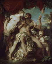 LEMOYNE FRANÇOIS 1688/1737
HERCULES Y ONFALE - 1724 - 184x149 - BARROCO FRANCES
PARIS, MUSEO