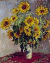 Monet, Bouquet de tournesols