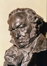 Benlliure, Portrait bust of Goya