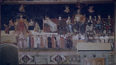 LORENZETTI AMBROGIO 1290/1348
ALEGORIA DEL BUEN GOBIERNO - 1339 - ESCUELA SIENESA - GOTICO