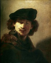 Rembrandt, Autoportrait à la fourrure