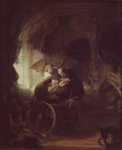 Rembrandt, Tobias guérissant son père de la cécité