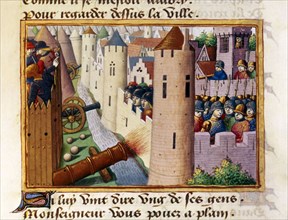 AUVERGNE MARTIAL D'
JUANA DE ARCO LEVANTA EL SITIO DE ORLEANS EN 1429-MANUSCRITO "VIGILIAS DE