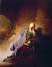Rembrandt, Jeremiah Lamenting the Destruction of Jerusalem