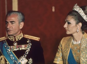 Le Shah d'Iran et sa femme