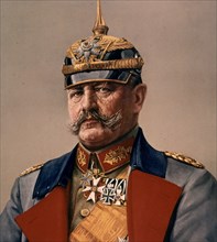 MARISCAL PABLO HINDENBURG (1847-1934)-LAMINA DEL ORIGINAL DE ARTHUR FISCHER