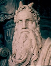 MIGUEL ANGEL 1475-1564
MOISES-DET CABEZA
ROMA, IGLESIA DE SAN PEDRO VINCOLA
ITALIA