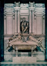 MIGUEL ANGEL 1475-1564
SEPULCRO-ESTATUA SEDENTE-LORENZO MEDICIS"EL MAGNIFICO"-DQ