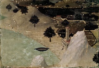 LORENZETTI AMBROGIO 1290/1348
*IMAGEN DE LA CAMPINA TOSCANA
FLORENCIA, PINACOTECA DE