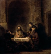 Rembrandt, The Pilgrims of Emmaus