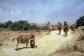 MORENO CARBONERO JOSE 1860/1942
SANCHO PANZA Y EL RUCIO - PINTURA REALISTA
SEVILLA, MUSEO BELLAS