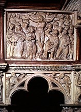 PISANO NICOLA
*LA CRUCIFIXION-PULPITO-DETALLE AÑO 1260
PISA, BAPTISTERIO
ITALIA

This image is