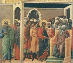 DUCCIO DI BUONINSEGN1255/1319
*CRISTO ANTE CAIFAS-NEGACION DE S PEDRO
SIENA,